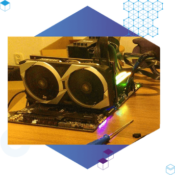 CPU with lights