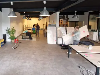 A nearly empty office
