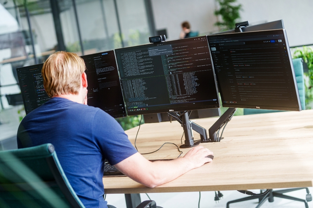 Developer working on production stability