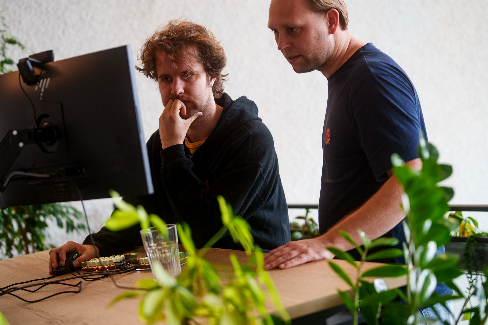 Developer working on an integration between systems